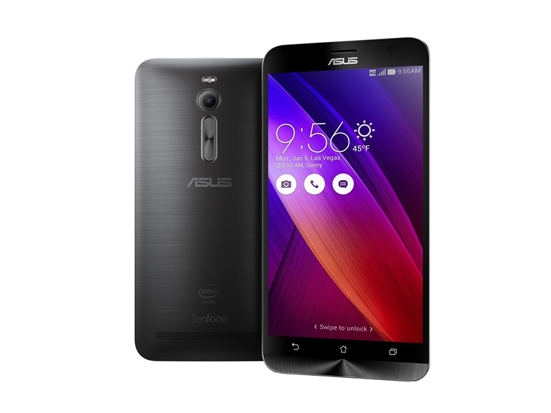 ASUS ZenFone2 front and rear view