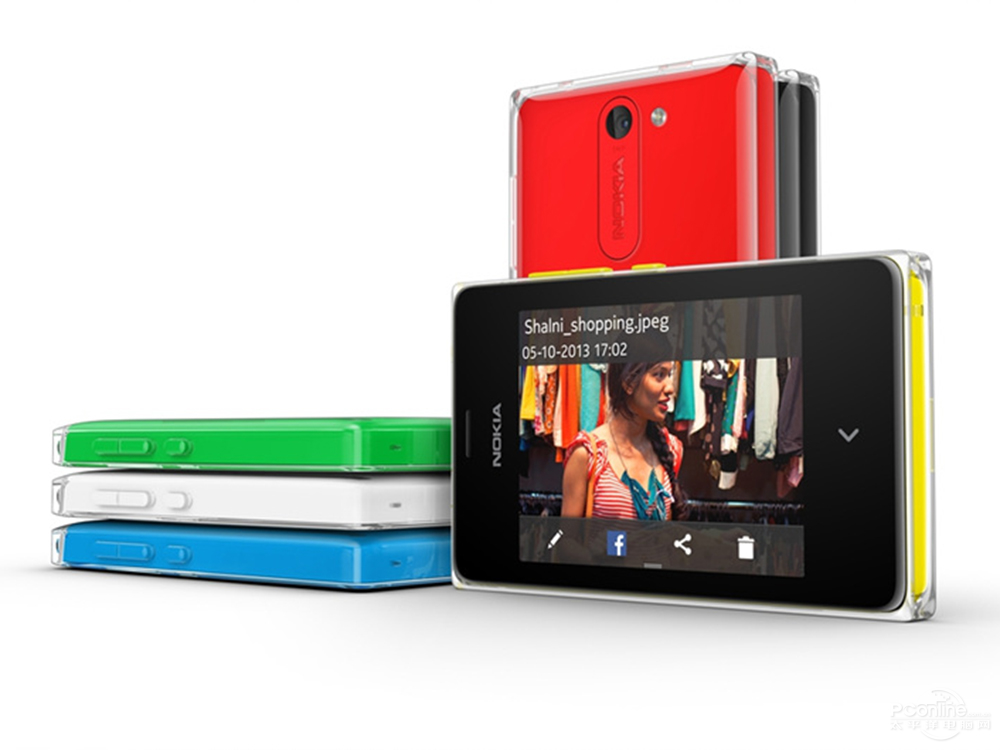  Nokia 500 dual Sim Red color