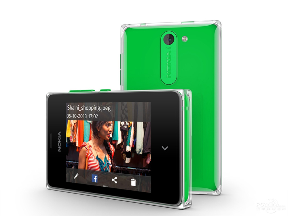  Nokia 500 dual sim green color