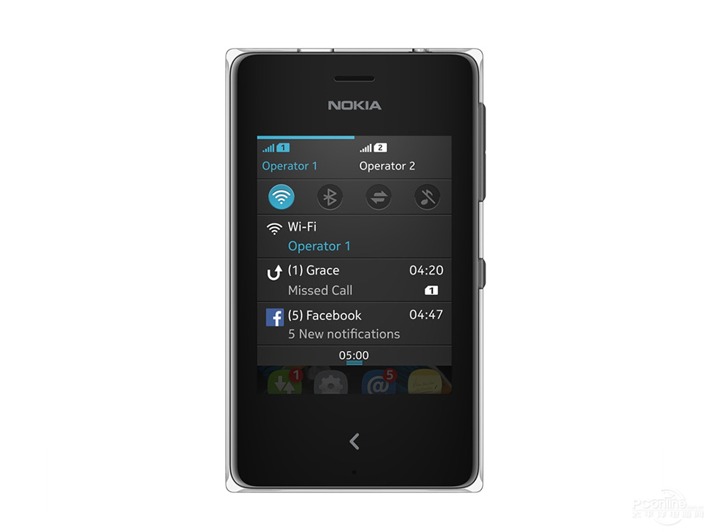 Nokia 502 front view
