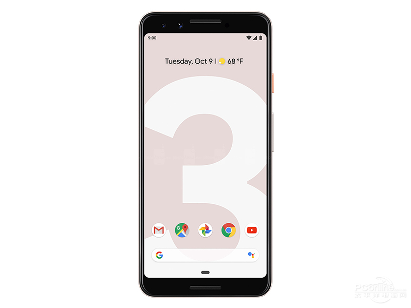 Google Pixel 3 front view