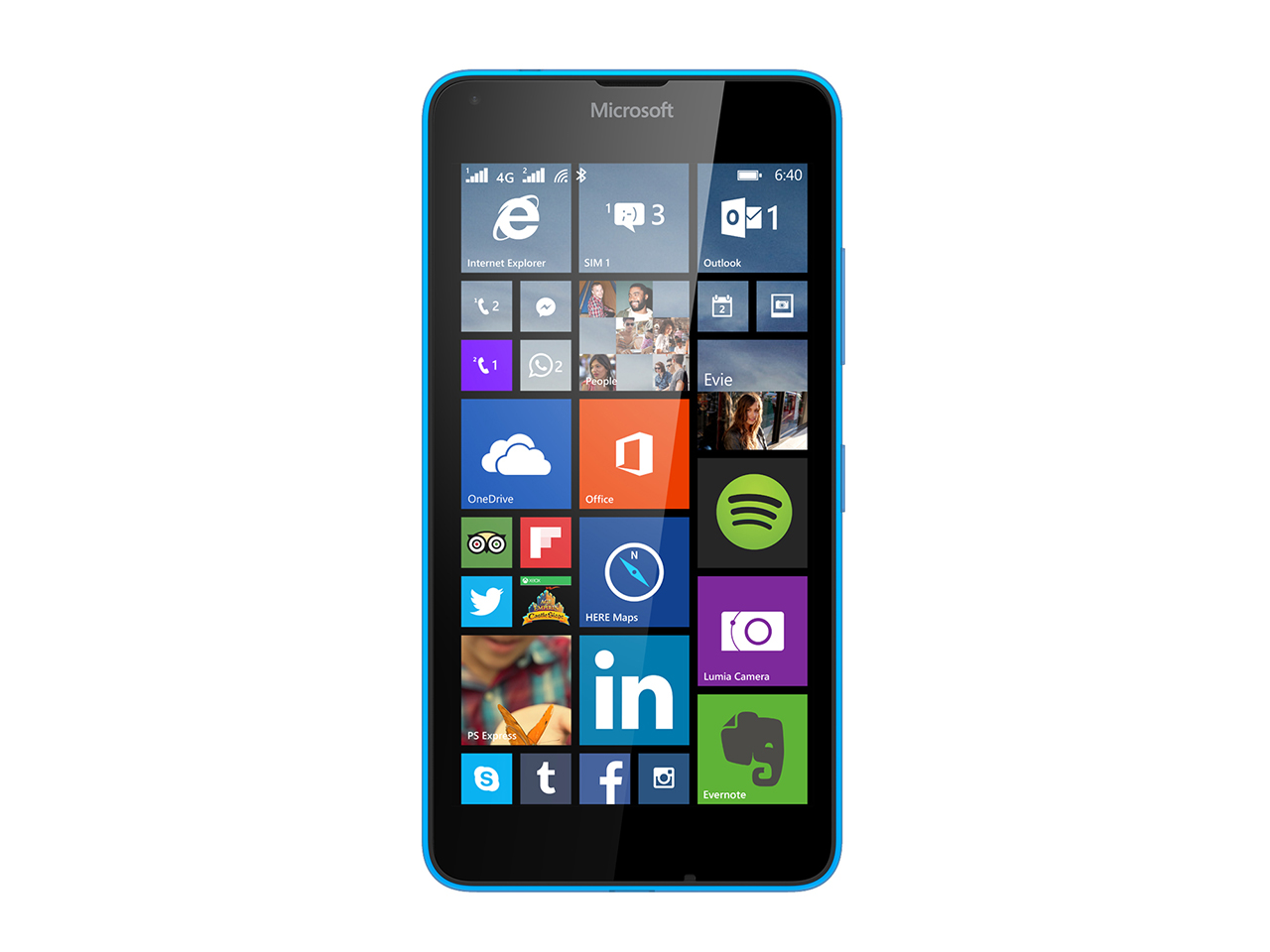 Microsoft Lumia 640 front view